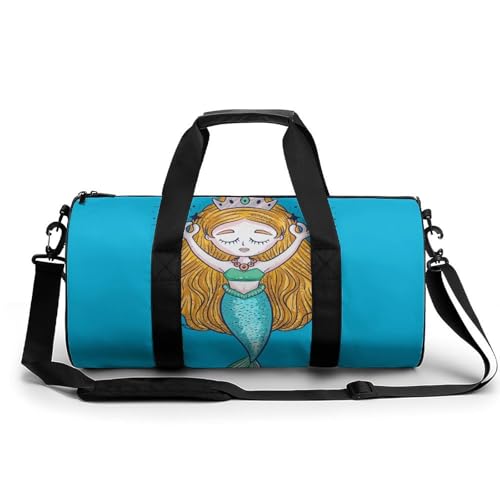 Sac week-end sirène mignonne idéal pour randonnée et voyage estival