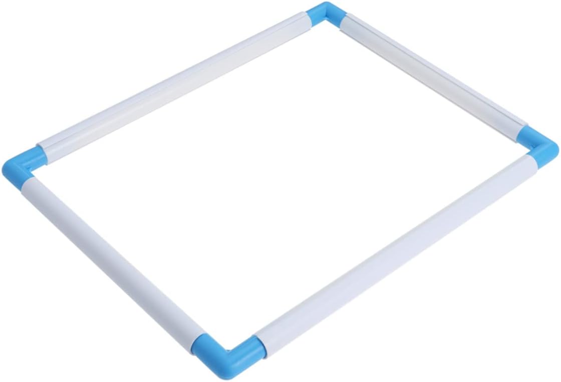 TEHAUX Hoop Embroidery Frame Easy Assembly Cross Stitch Hoop Holder for Random Color