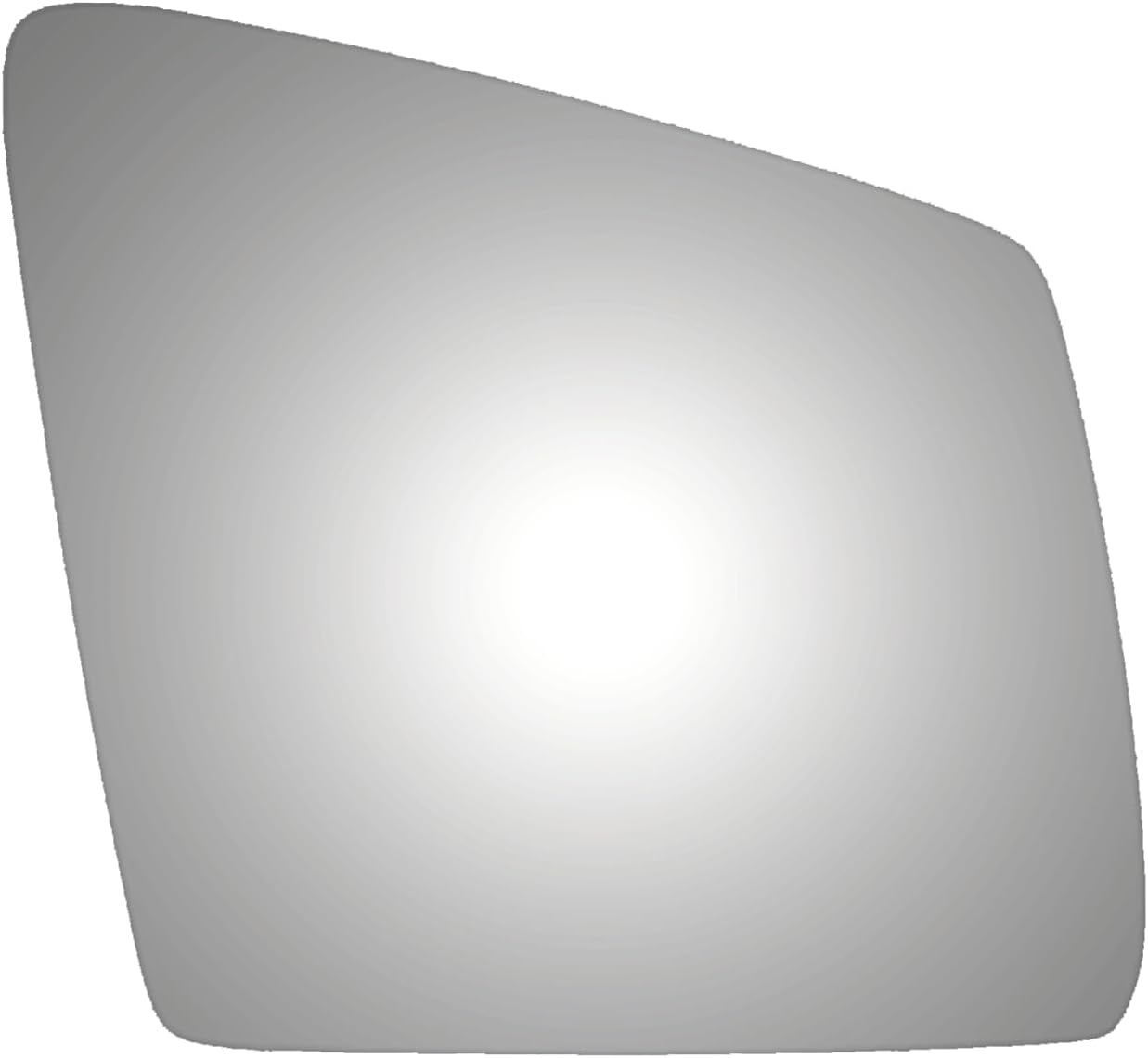12-16 Mercedes GL/ML/R Series Right Passenger Convex Alternative Direct Fit-Over Glass Lens for Heated Mirrors w/Adhesive USA Models without Blind Spot detect
