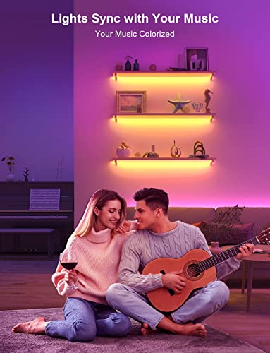 Goadrom 32.8Ft Rgb Led Strip Lights, 5050 Led Lights For Bedroom, 10M Color Changing Rope Lights With 44 Key Ir Remote And 12V/3A Adapter For Kitchen, Home Decoration, Party, 2 Rolls Of 16.4Ft #TOP3