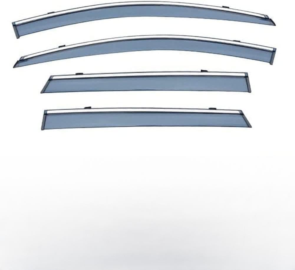Fengxh Normal 4Pcs Smoke Tint Car Window Deflectors For Nissan Tiida 2011-2021