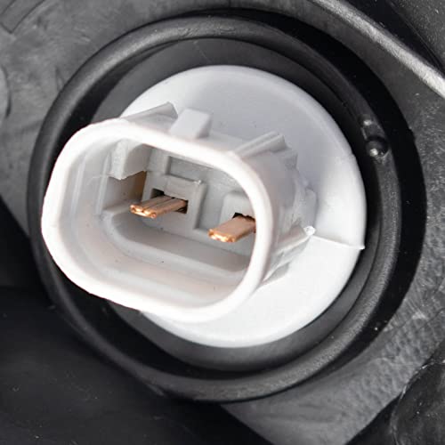 Image of TRQ 2 Piece Headlight Assembly Set Performance Halogen LED Halo Rings Black Bezel Driver & Passenger Side Compatible with Toyota Sequoia 2008-2017 Tundra 2007-2013 TO2502171 TO2503171