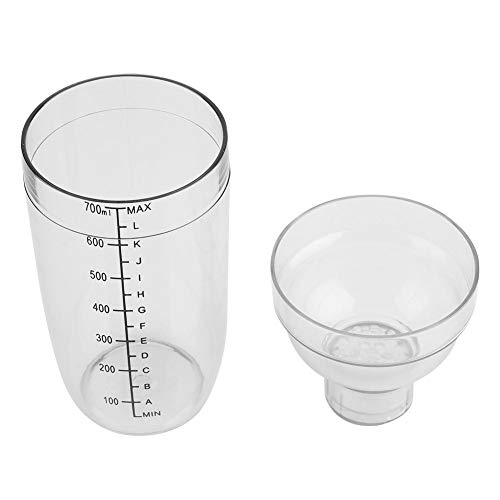 Shaker per cocktail in resina PC trasparente a prova di perdite con strumento a barra graduata (300 ml) | Leroy Merlin