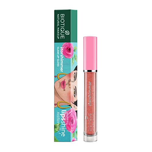 Image of Biotique Natural Makeup Starshimmer Glam Lipgloss, Peek A Boo, 3ml