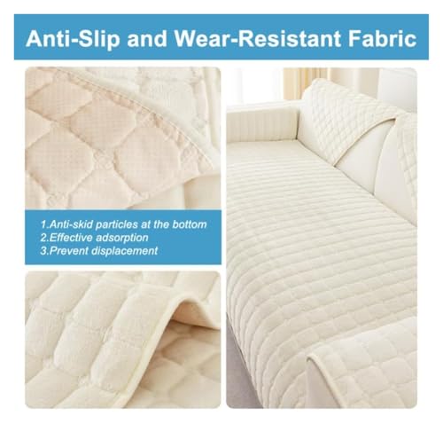 Housse canapé en forme de L extensible et lavable pour protéger des griffures de chat - 4