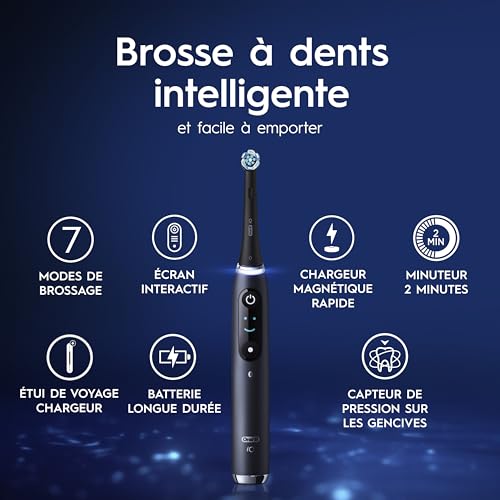 مراجعة Oral-B iO Series 9 Plus: قوة تنظيف احترافية وحافظة شحن سفر (أسود أونيكس) - الصورة 2