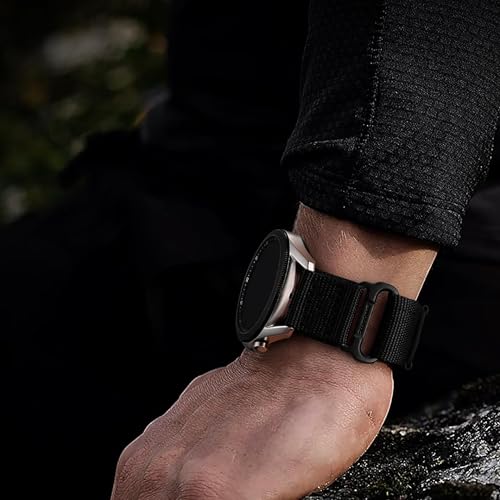 Bracelet nylon 24mm TicWatch Pro 5 maille tissée haute résistance