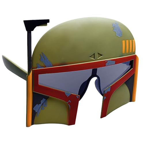 Sun-Staches Boba Fett Sunglasses, Star Wars Costume Accessory
