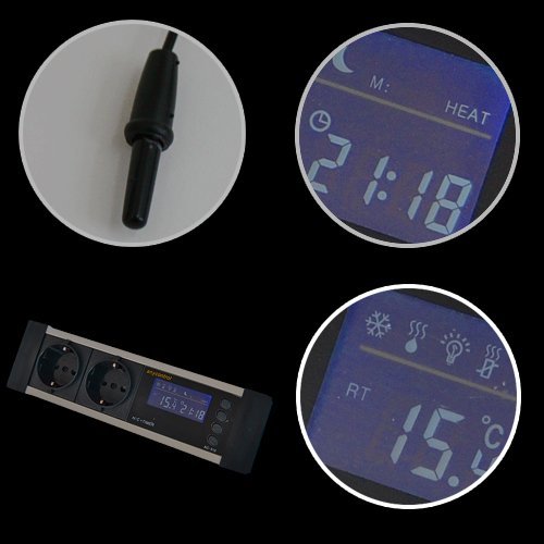 THERMOSTAT THERMOMÈTRE CHAUFFER + RAFRAICHIR SERRA AQUARIUM TERRARIUM TX4