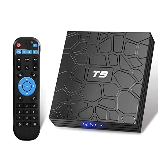 T9 Android 9.0 TV Box 4GB DDR3 RAM 32GB ROM RK3318 BT4.0 Quad-Core Cortex-A53 64 Bits Support Dual WiFi 2.4G/5G 3D Ultra HD 4K Android Box