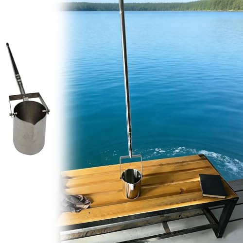 Teles   Kit de toma de muestras de agua de 500 ml/1000 ml y varilla extensible, herramienta de análisis de calidad de agua para laboratorio, fácil de usar y agua