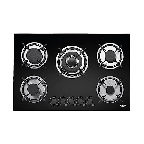 Recopilación y reviews de Parrilla precio los mejores 5. 34 EUROGAR Parrilla de Gas de Vidrio Templado de 5 Quemadores para Gas LP y Natural Empotrable Parrilla, Estufa, Parrilla Empotrable, Estufa Empotrable EU5VT