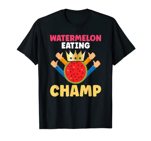 Watermelon Eating Champ Melon Contest Competition T-Shirt