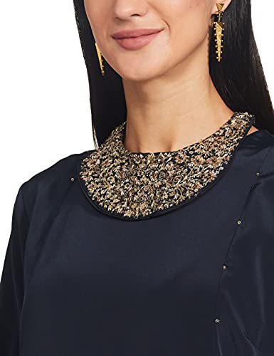 Image of W for Woman Women's Cotton Solid Regular Kurta