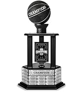 TrophySmack Fantasy Basketball Trophy - Customizable Championship Awards - Engravings Included Up...