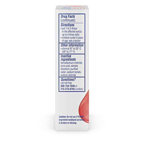 Visine Original Redness Relief Eye Drops For Red Eyes & Eye Irritation, 0.5 Fl. Oz #TOP5