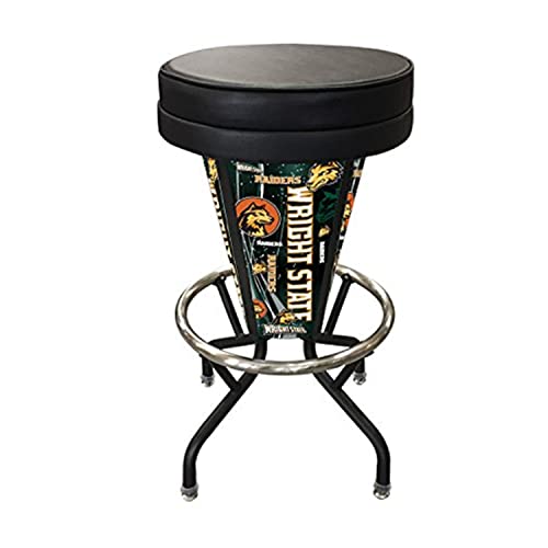 Holland Bar Stool Co. Indoor/Outdoor Lighted LED Wright State Swivel bar Stool