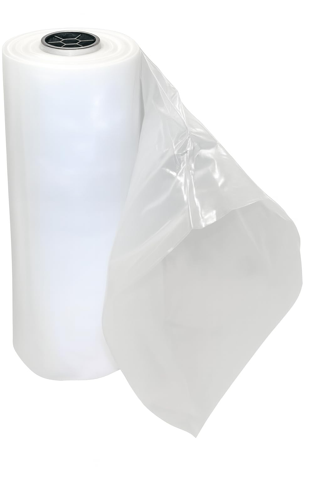 Norkan 19" x 500' Lay Flat Negative Air Ducting/Tubing, Clear, 2.25mil, Air Scrubber Exhausting