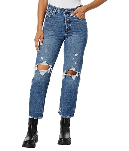 Image of Levi's Women's Ribcage Straight Ankle Jeans