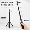 Trípode para cámara pequeño extensible de 12", soporte para selfie portátil, soporte de grabación de video para vlogs de viaje compatible con Action 5 Pro, Action 4 y la mayoría de cámaras de acción 8