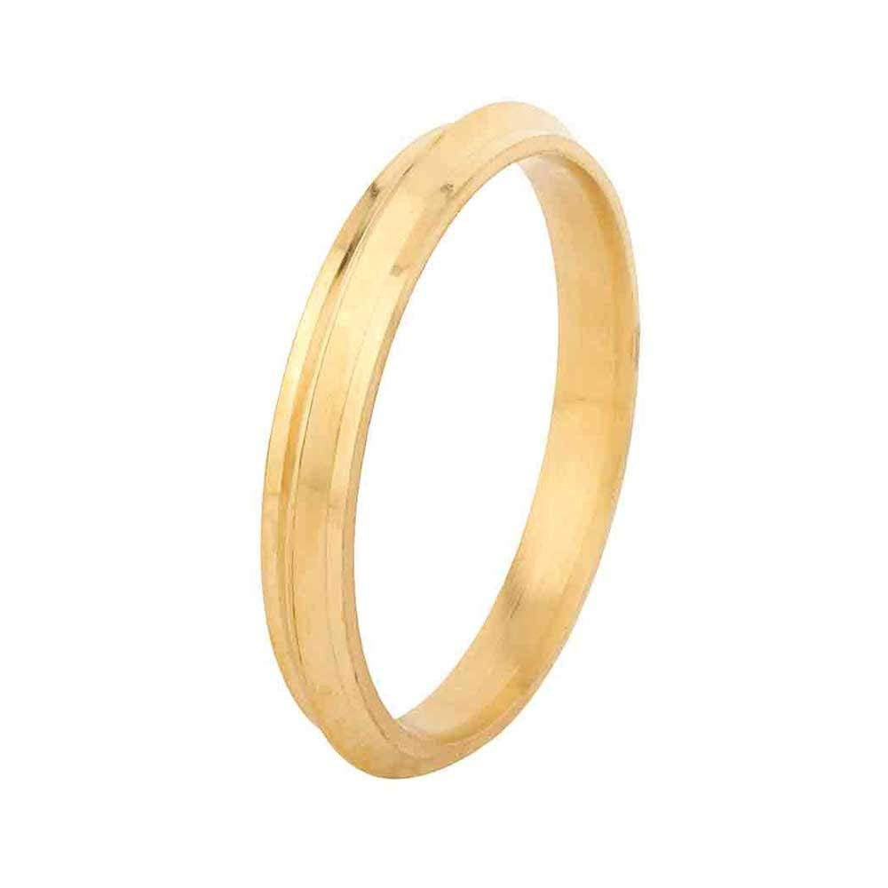 Memoir Pure Brass 5mm 21 Gms Men Kada Bangle women jewellery (KDMI5524-B)