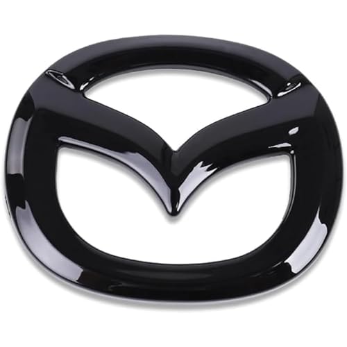 RAOXIO Car Emblem for Mazda 3 2014-2018, Front Grill Emblem Tailgate Decal Car Logo Replacement Emblem Custom Car Stickers Tailgate Emblem Body Cool Fittings