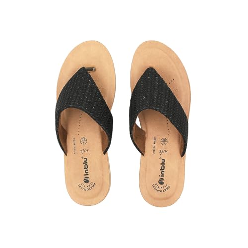 Image of inblu Stylish Fashion Slipper for Women | Comfortable | Lightweight | Anti Skid | Casual Office Footwear (LF01 BRNGMG)
