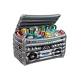 Boom Box Beverage Ice Bucket, Inflatable Cooler for Pool Camping BBQ, 80's Theme Retro Party...