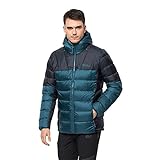 bocina de niebla para barcos Secado rápido Jack Wolfskin Bocina de Niebla Chaqueta, Coral Azul, XL para Hombre