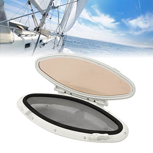 Janela de Vigia de Barco, Abertura de Forma Oval, Janela de Vigia de Escotilha Marinha Com Rede Mosq