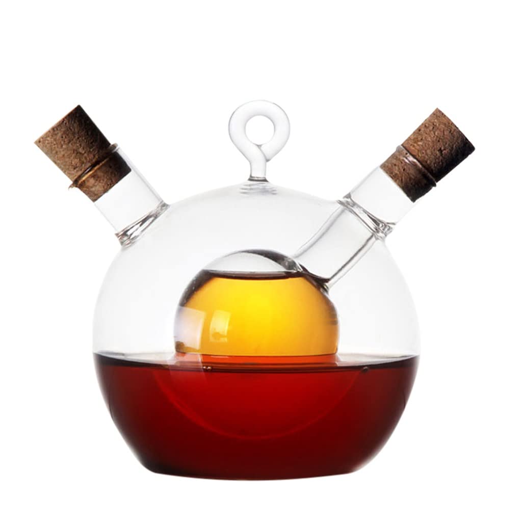Pot D'huile En Verre Deux En Un, Double Bouteille De Sauce Soja