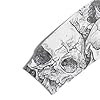 Hehanus Men's Skull 3D Print Hoodies Novelty Sweatshirt Hooded Casual Pattern Hoodie Pullover With Pockets, White1, 3XL #4