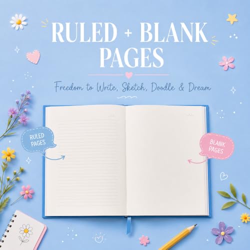 Image of Being Journal Diary Hardcover Notebook | Ruled & Blank Pages for Writing, Doodling & Sketching | 200 Pages, 80 GSM Smooth Paper, Thread Stitched with Ribbon Bookmark | Minimal Variant