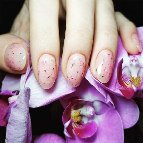 Esmalte en gel flores secas 5ml rosa y azul miniatura 4