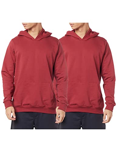 Basicamente. Básicas, Kit 2 Blusas De Moletom Masculino, Marsala, GG