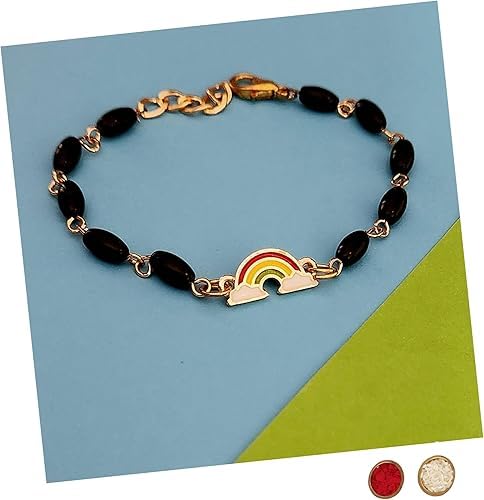 DECORATIVE BUCKETS Rakhi for kids |ADJUSTABLE NAZAR BRACELET RAKHI |Rakhi for Babies| Rakhi for boys | Rakhi for girls | kids rakhi | rakhi for brother | baby rakhi | Newborn rakhi (RAINBOW RAKHI) (B0D983HBND) Amazon Price History, Amazon Price Tracker
