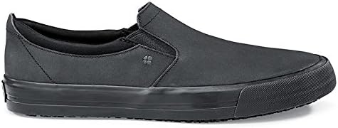 Miniatura 6 de Shoes for Crews Ollie II, Mens, Women's, Unisex Slip Resistant Work Shoe Sneaker, Black Leather or Red Canvas