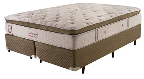 Cama Box + Colchão King Size Imperatore Eco Bamboo Herval 193x203x62