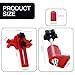 Sephile 9 PCS Car Cam Locking Tool, Camshaft Timing Locking Tool, Main Camshaft Engine Timing Retainer Gear and Bracket Accessories, Nylon Anti-Slip Locking Device, Unviersal for Most Cars (Red)