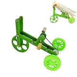 Balacoo Parrot Training Bike: Bird Intelligence Training Toy, Parrot Puzzle Bicycle for Parakeet Macaws African Greys Playtime and Enrichment, 6.69 Inch