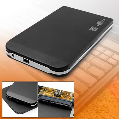 Ruilogod Caja Externa HDD SATA 2.5" USB 2.0 miniatura 1