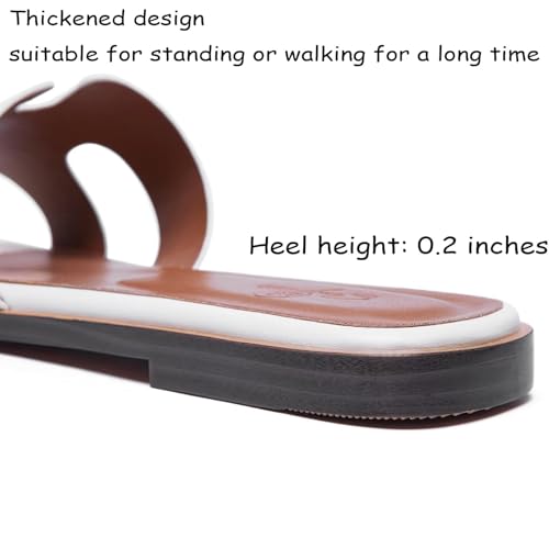 Womens-Wide-Leather-Flat-Sandals-Slipper-2024-Summer-Fashion-Comfortable-Memory-Foam-Slides-for-Women-Footwear