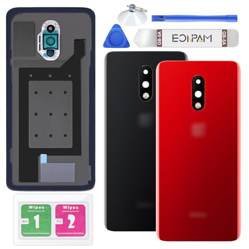 Couvercle batterie OnePlus 7 rouge avec lentille de caméra intégrée