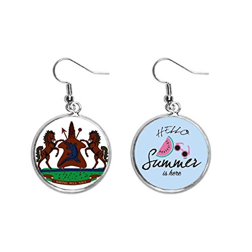 Pendientes de sandía para el verano: estilo casual de Lesoto ideal para terrazas y paseos