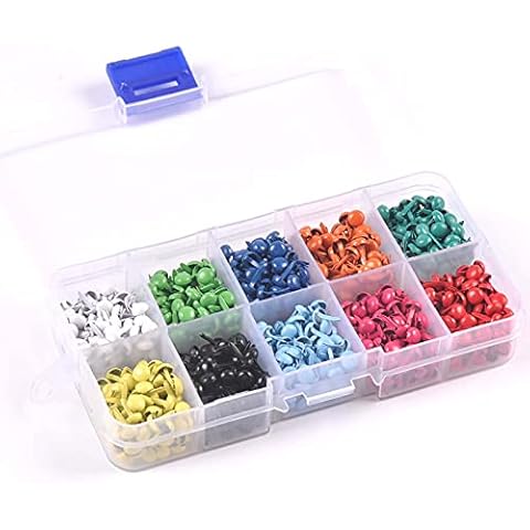 NERRECEAB 1000PC Mini Brads Cover
