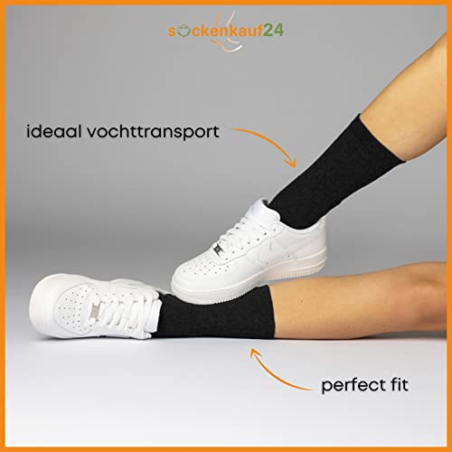 10 | 20 | 30 Paar Sportsokken Tennissokken Werksokken Heren Dames Katoen - Afbeelding 7