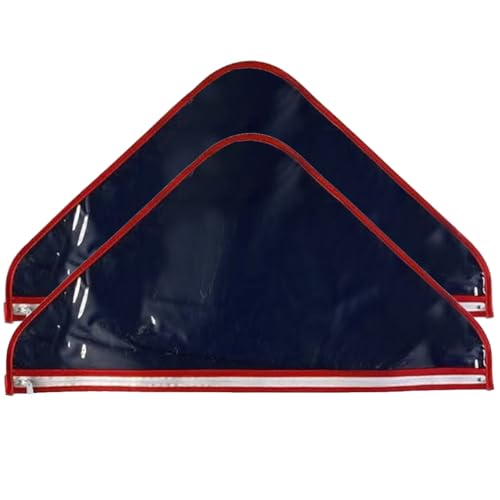 Flag Storage Bags – 2Pack Clear Plastic Zipper Storage Bags for Folded Flags – Bulk Flag Organizer for Home & Garage Storage