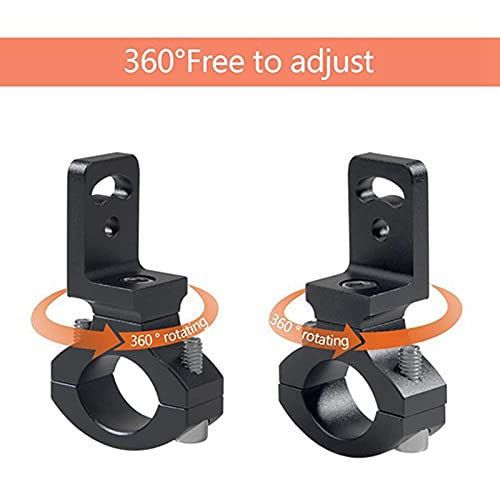 2 Staffe Universali Per Manubrio Moto - 22/25mm Per Fari E Accessori - Foto 6