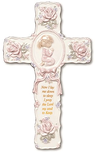 Image of "Now I Lay Me Down to Sleep" Praying Girl Wall Cross