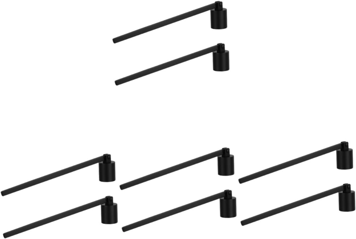 Cabilock 8pcs Vintage Candle Snuffer Handle Wick Extinguisher for Safe Decorative Candle Accessories for Home Decor and Giving